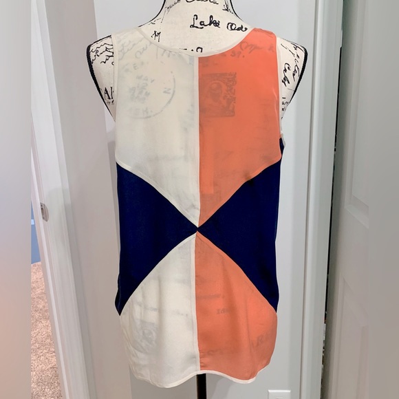 Color Block Silk Tank - Picture 4 of 6